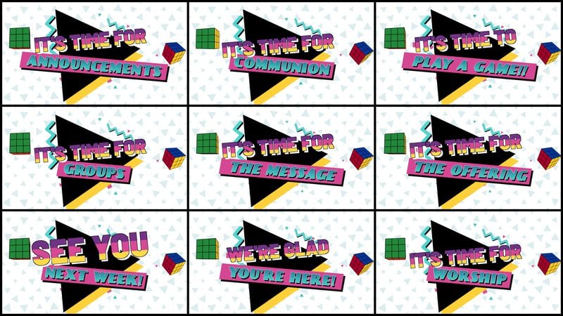 Retro Transition Video Pack